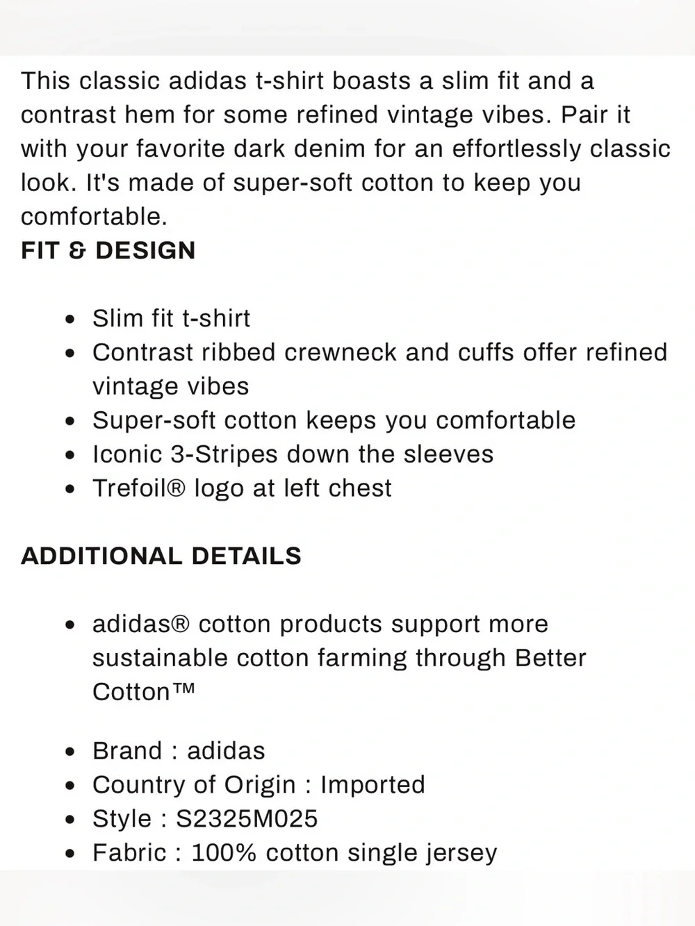 adidas Originals Men's Adicolor Classics 3-Stripes T-Shirt navy Night Indigo